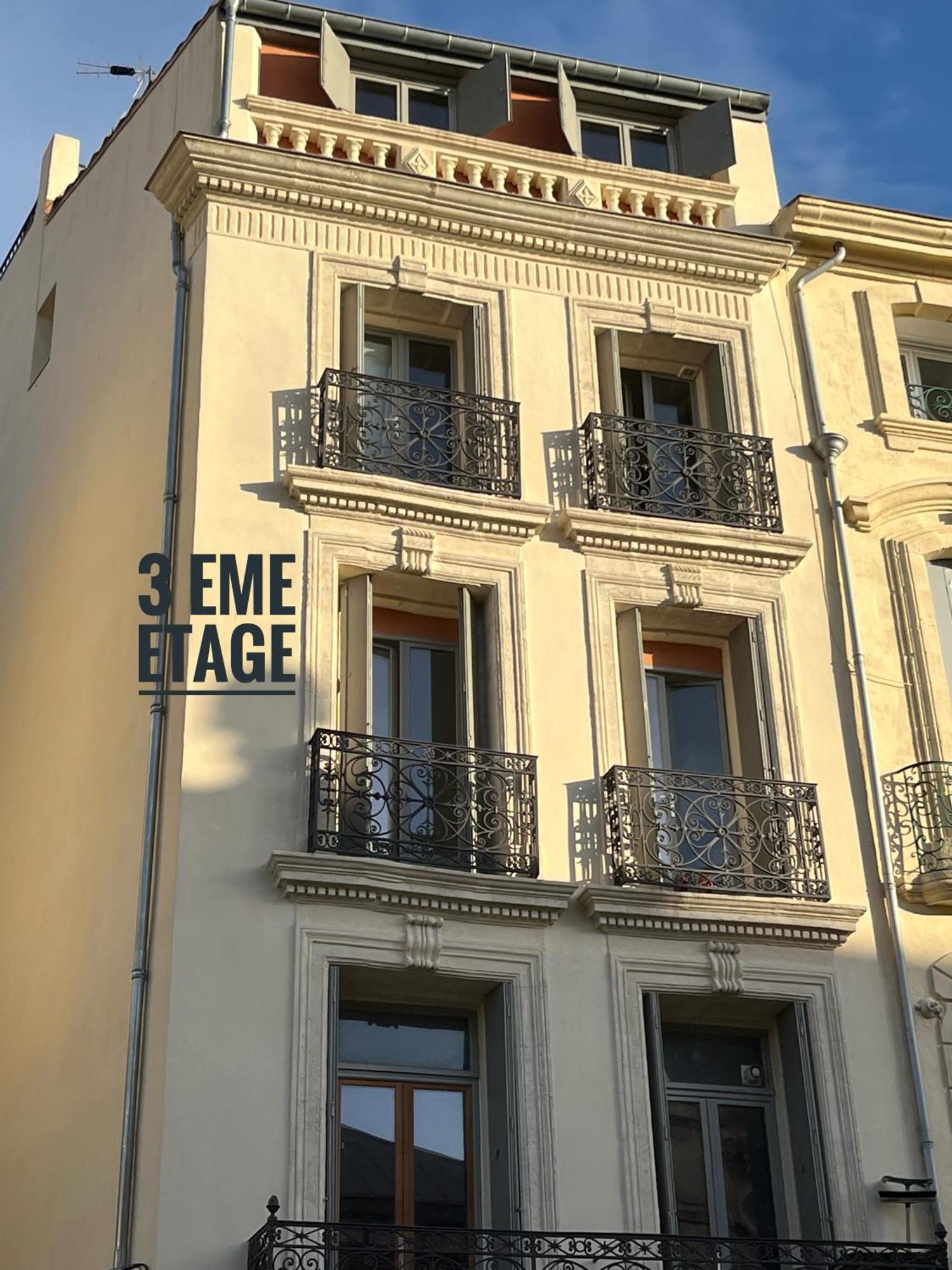 Appartement De Charme Avec Balcon Au Pied Des Commerces Безие Екстериор снимка